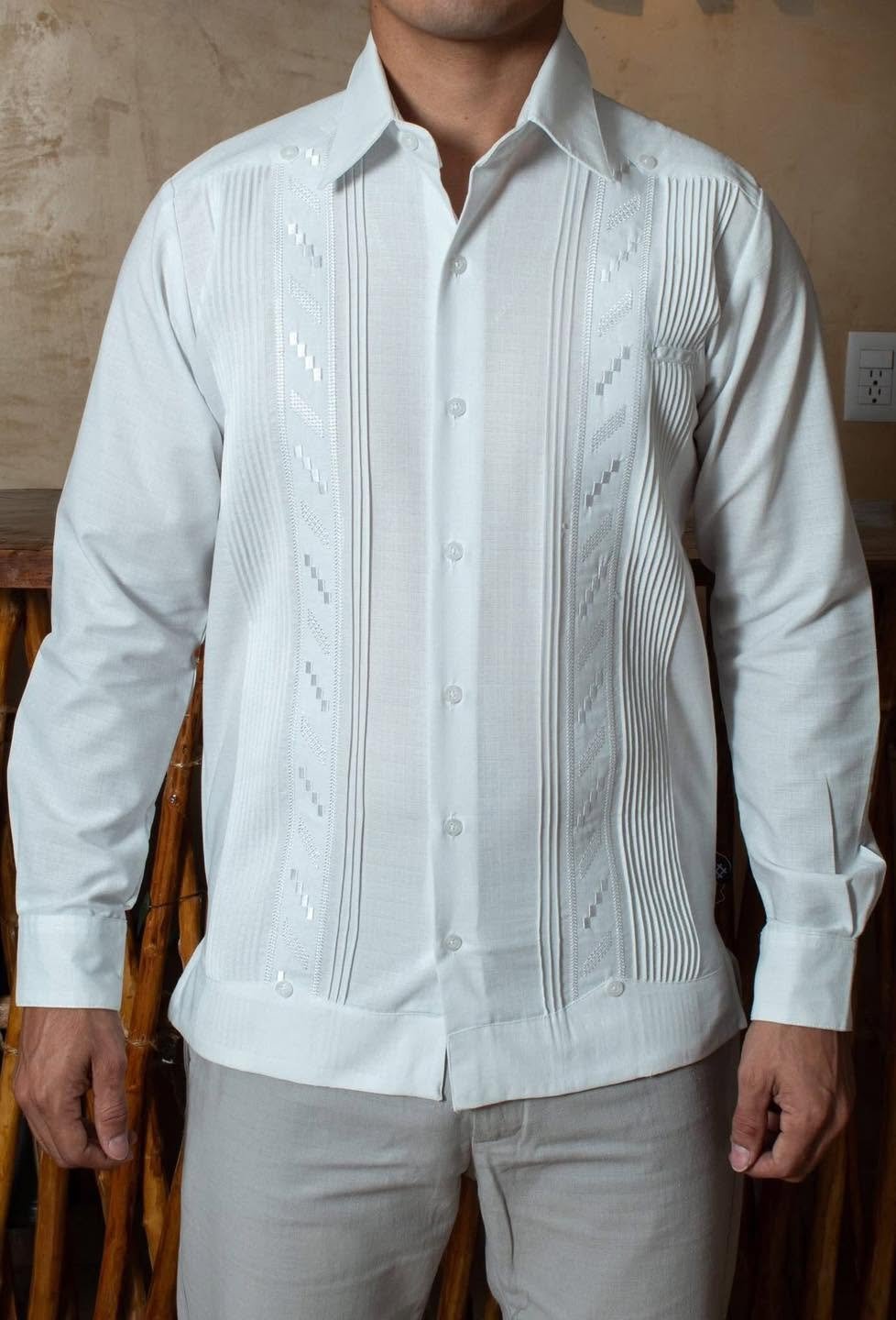 Guayabera blanca
